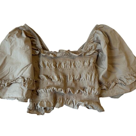 Free People Tops - Free People Ruffle Blouse‎ Size Small